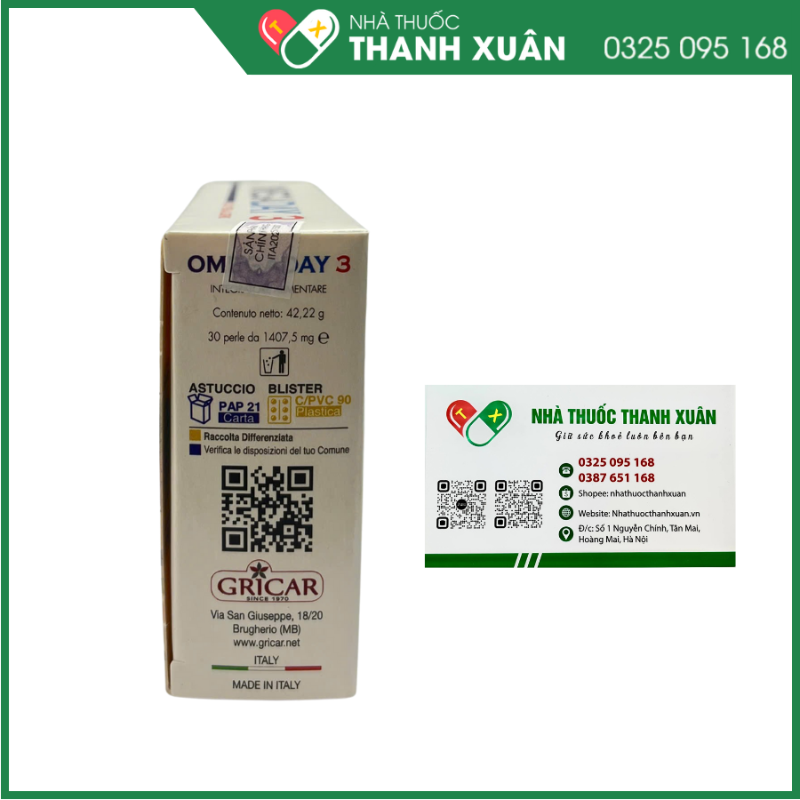 Omegaday 3 - Bổ sung DHA, EPA và Vitamin E cho cơ thể